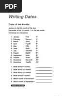 11 Writing Dates