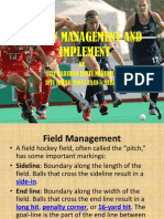 Hockey Management and Implement: BY Siti Nabihah Binti Mustaffa Siti Hajar Binti Zaid@Sahid