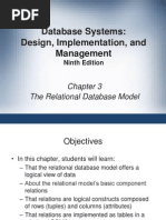 Database Systems: Design, Implementation, and Management: The Relational Database Model