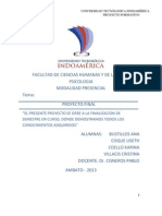 Proyecto Formativo de Investigacion