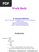 Work Study: Dr. Sanchayan Mukherjee