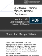 Designing Effective Training Programsparticipantsversion