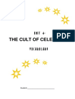 Unit 4 The Cult of Celebrity Wordlist