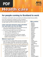 NHS Scotland Factsheet