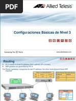 Configu Aciones Básicas de Nivel 3