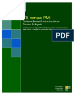 Comparación Grafica de PMI Versus ITIL