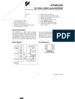 HT24LC02: 2K 2-Wire CMOS Serial EEPROM