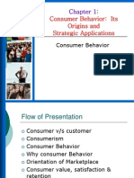 Consumer Behavior: Its Origins and Strategic Applications