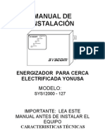 Manual Sys12000-127 Yonusa