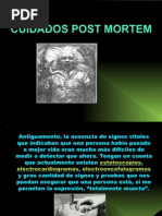 Cuidados Post Mortem