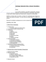 Historia Clínica en Odontología. Exploración Extra e Intraoral