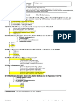 Midterm Exam B Answers