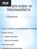 Terapia Pulpar en Odontopediatría