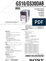 Sony hcd-gs10 Gs30dab Ver-1.3 SM PDF