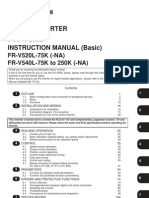 Mitsubishi FR-V500L VFD Instruction Manual-Basic