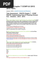 Route Chapter 7 CCNP 6