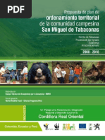 Tabaconas Plan de Ordenamiento Territorial de La Comunidad Campesina San Miguel de Tabaconas - Book