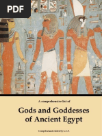 Gods and Goddesses of Ancient Egypt