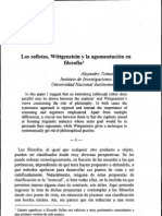 Tomasini, Alejandro. (1999) - Los Sofistas, Wittgenstein y La Argumentación en Filosofía (Tópicos, Núm. 17)