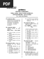 7.problemas Sobre Gases, Reacciones Químicas, Estequiometría y Soluciones