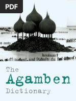 The Agamben Dictionary Edited by Alex Murray and Jessica Whyte