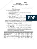 59-C-15. Commercial Residential District.: Draft #8 5/16/2009