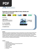 Logitech Thin Section Preparation