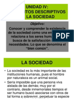 Elementos Descriptivos de La Sociedad