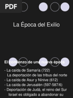 La Época Del Exilio