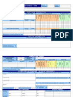 COSHH Form Template