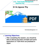 TQM: The Jajpanese Way: Session 8