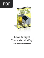 Natural Weight Loss