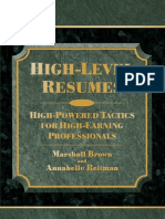 High Level Resumes