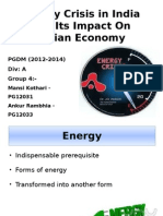 Energy Crisis PPT in Macro Economics