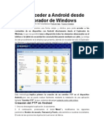 Cómo Acceder A Android Desde El Explorador de Windows
