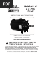 Two Stage Hydraulic Pump