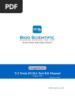 1037-01 Maxsignal T-2 Elisa Test Kit Manual