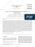 Copper Recovery From Chalcopyrite Concentrates by The BRISA Process