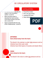 HE Heart AND Circulatory System: Learning Objectives: Learning Activities