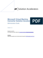 Microsoft Virtual Machine Converter Administration Guide