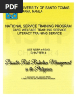 UST NSTP E-READ Chapter 4 Disaster Preparedness and Management