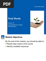 Final Words: Data ONTAP 8.0 7-Mode Administration