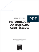 Apostila Metodologia Científica Da Passo 1 MTC1