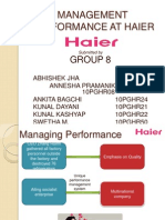 Group 5 - HAIER Case Analysis