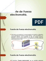 Fuerza Electromotriz y Potencia Electrica