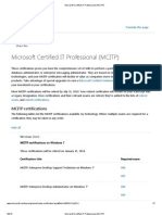 Microsoft Certified IT Professional (MCITP)