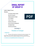 Titration of Vinegar-1re