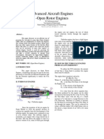 Advanced Aircraft Engines - Open Rotor Engines