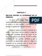 Modulo de Derecho Penal II Delitos Contra La Integridad