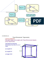 3D Trig Worksheet